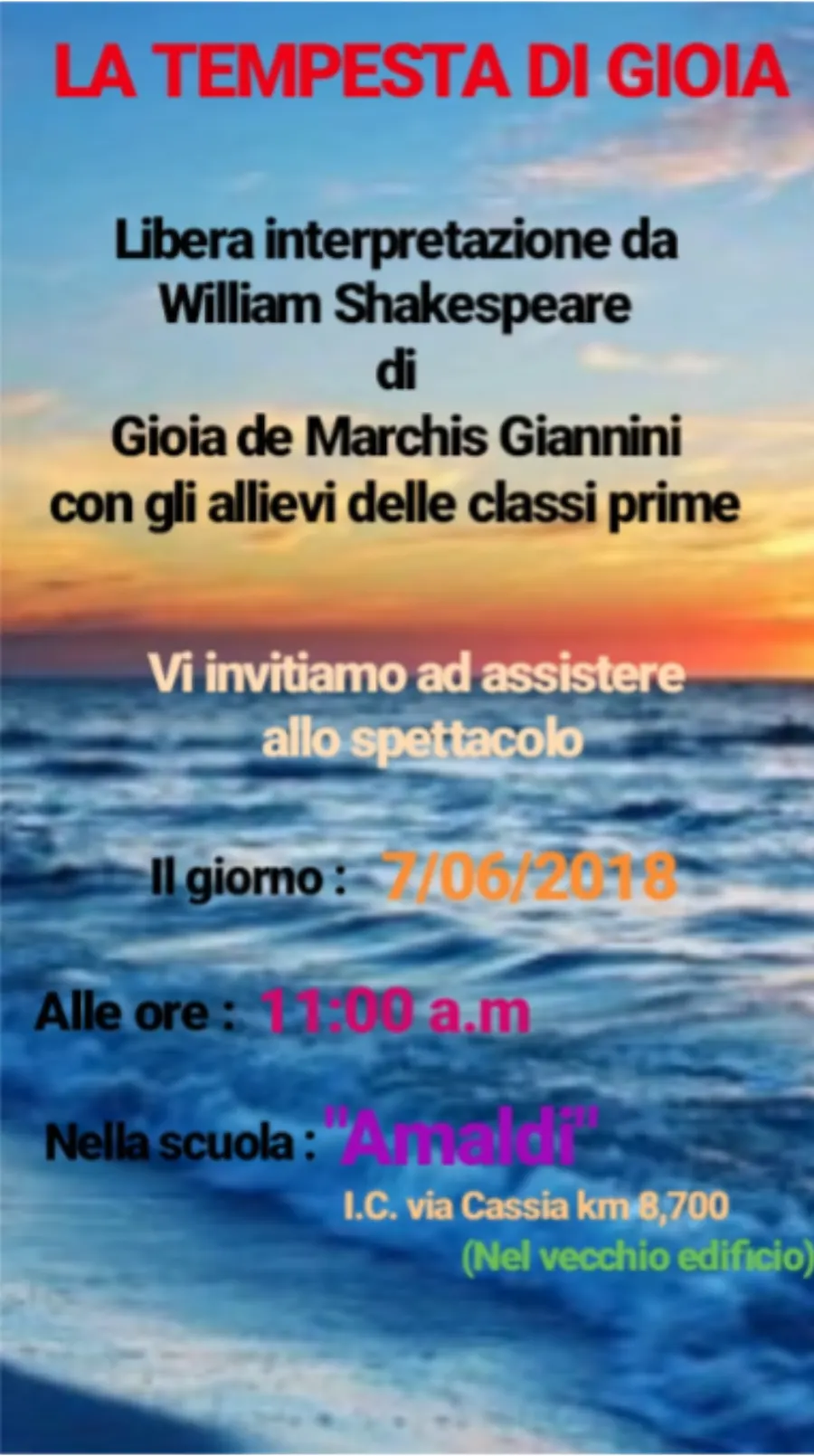 La tempesta di gioia